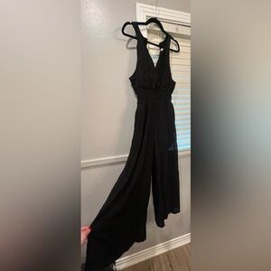 Elegant Black Women's Jumpsuit - holiday jumpsuit